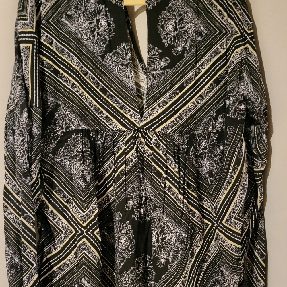 Free People Walking On A Dream Tunic in Black Combo - Picture 6 of 11